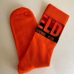 🧚 2/$15 Men’s Diesel Logo Cuff Socks Orange Size M